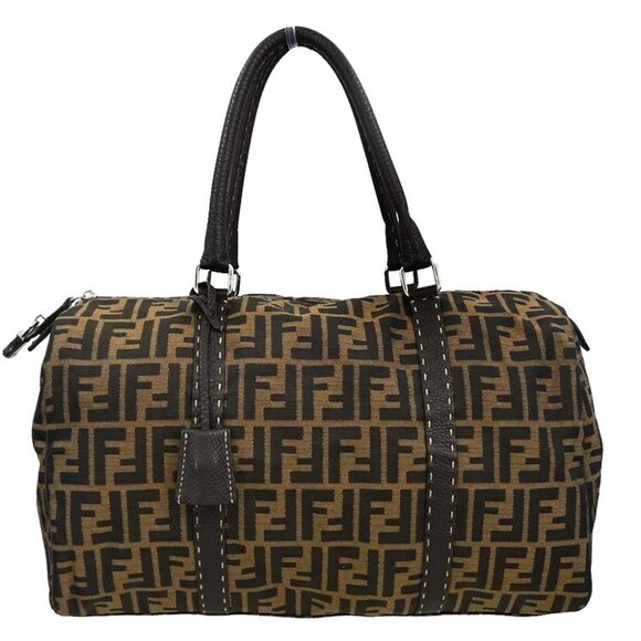 Fendi Brown Zucca Duffle Bag - Picture 1 of 10